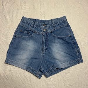 Carpenter Style Denim Shorts
